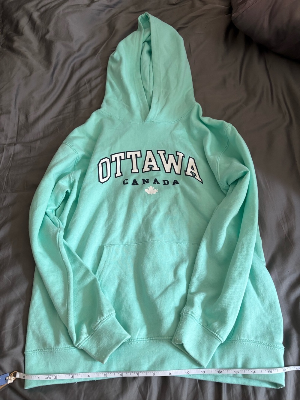 Ottawa Canada Green Hoodie Sweatshirt